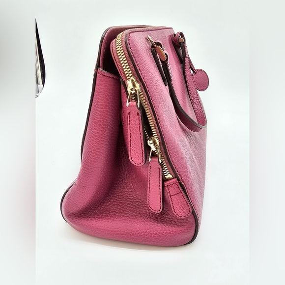 Authentic Gucci Lady Dollar top handle leather bag with strap - Picture 4 of 13